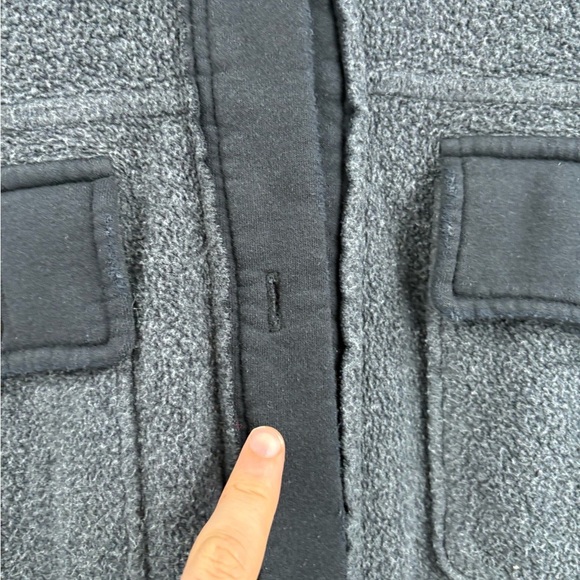 Free people we the free ruby vest shacket sleeveless black gray size medium - Picture 9 of 16